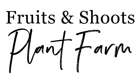 Fruits And Shoots Plant Farm Header Logo.