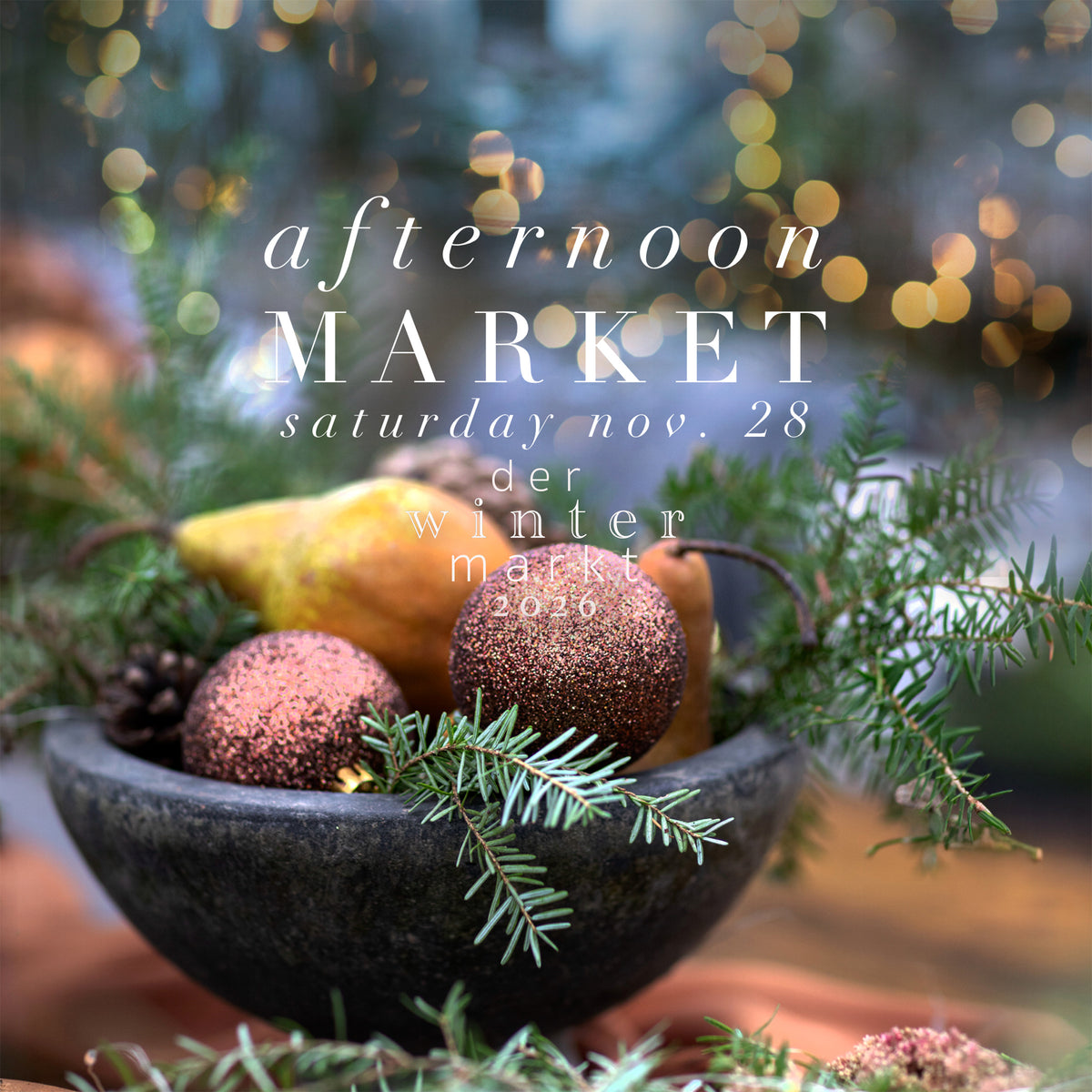 A Celebration of Taste, Craft, and Holiday Cheer | Saturday Afternoon Wintermarkt
