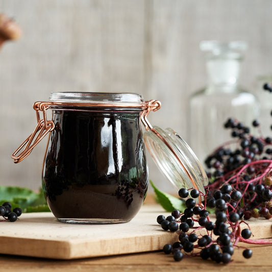 Preserves from elderberries